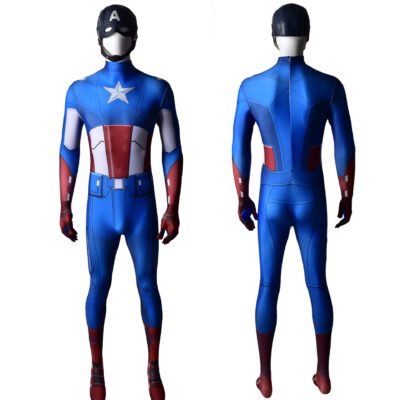 Avengers 4 Endgame Captain America steve rogers cosplya costume Halloween Role-play Costume Comic-con X'mas Valentine's day gift toys