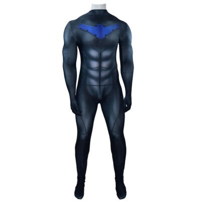 Kids Men's Titans Nightwing Costume Cosplay Halloween make-up costume xmas christmas gift toys comic-con outfit