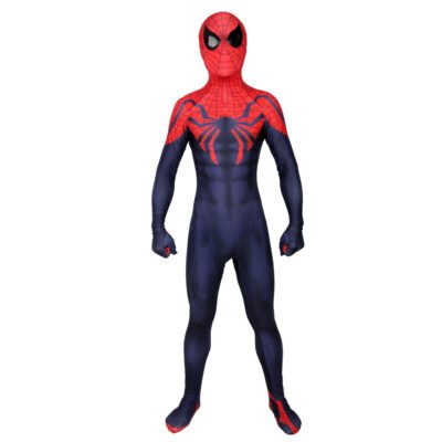 Superior Spider-Man Costume Halloween Cosplay Jumpsuits Kids Adults Bodysuit Superhero Onesies Evening Dress Complaint Movie Fans Outfits Props