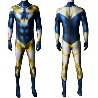 Justice League Booster Gold Michael Jon Carter Cosplay Costume Halloween make-up costume christmas gift toys outfit