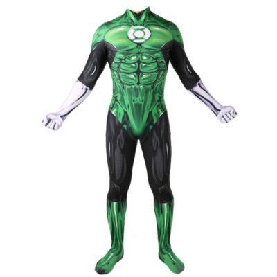 Green Lantern Body Suit Cosplay Costume Halloween X'mas Valentine's day birthday gift comic-con game outfit