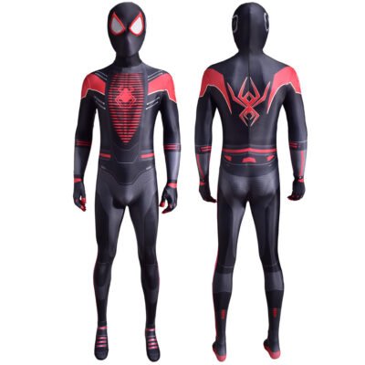 PS5 Miles Morales Spider-Man Jumpsuit Spiderman Cosplay Costume Halloween X'mas Valentine's day birthday gift comic-con game outfit