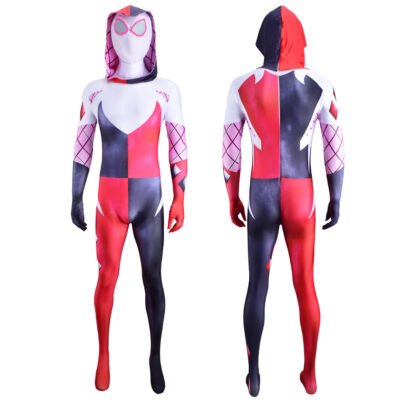 Harley Quinn Spider Gwen Crossover Cosplay Costume Halloween X’mas Valentine’s day birthday gift comic-con game outfit