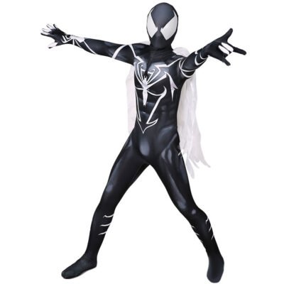Black Spiderman SYMBIOTE Jumpsuit Spider-man Cosplay Costume Halloween X'mas Valentine's day birthday gift comic-con game outfit