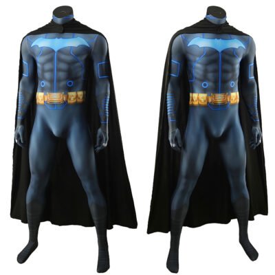 Batman and Mobius Chair Cosplay Costume DC Superhero Jumpsuit Cloak Halloween x’mas christmas birthday gift toys party make-up outfit