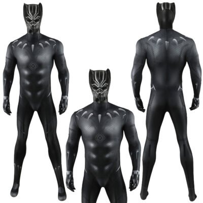 Black Panther Suit T'Challa Cosplay Costume Halloween x’mas christmas birthday gift toys party make-up outfit