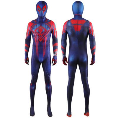 Spider-Man 2099 Miguel O’Hara Cosplay Costume Halloween x’mas christmas birthday gift toys party make-up outfit
