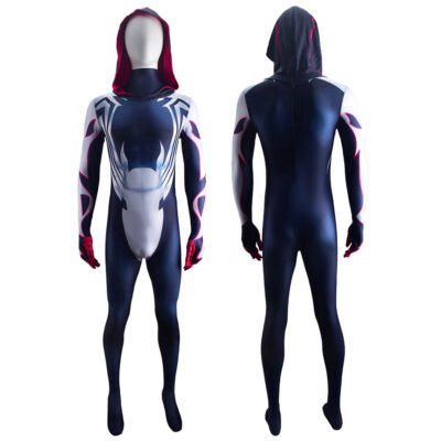 Symbiote Miles Morales Spider Girl Cosplay Costume Halloween x’mas christmas birthday gift toys party make-up outfit