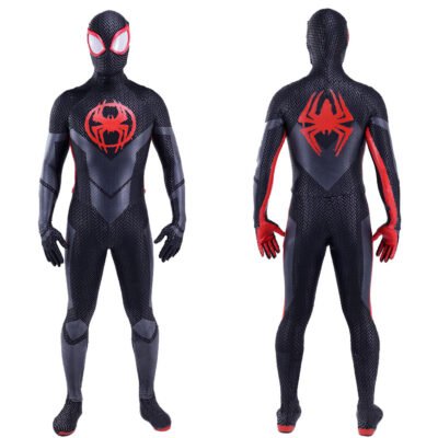 Spider-Man: Across the Spider-Verse Costume Miles Morales Cosplay Costume Halloween x’mas christmas birthday gift toys party make-up outfit