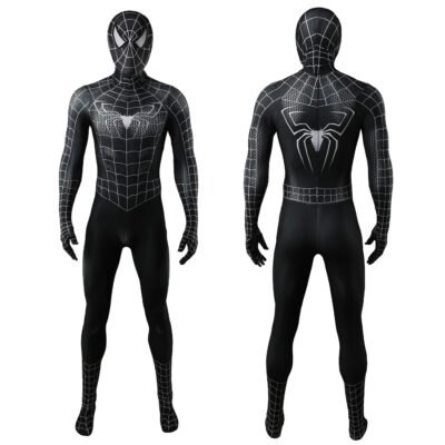 The Amazing Spider-Man 3 Black Raimi Spider-Man Cosplay Costume Halloween x’mas christmas birthday gift toys party make-up outfit