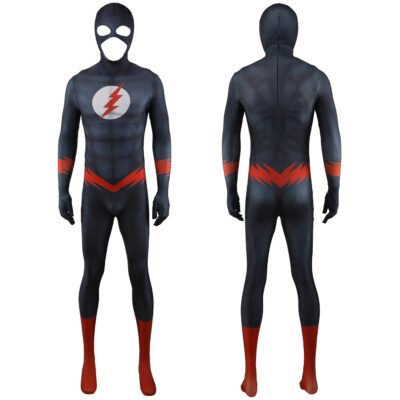 Black The Flash Barry Allen Reverse Cosplay Costume Halloween x’mas christmas birthday gift toys party make-up outfit