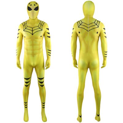 Cool Yellow Spider-Man Cosplay Costume Halloween x’mas christmas birthday gift toys party make-up outfit