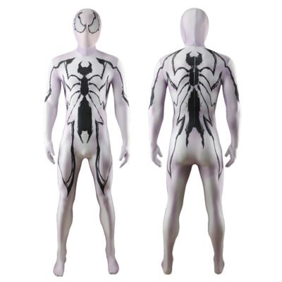 Black and White Venom Spider Man Cosplay Costume Halloween x’mas christmas birthday gift toys party make-up outfit