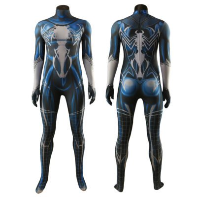 Venom Symbiote Spider-Man Blue Cosplay Costume Halloween x’mas christmas birthday gift toys party make-up outfit
