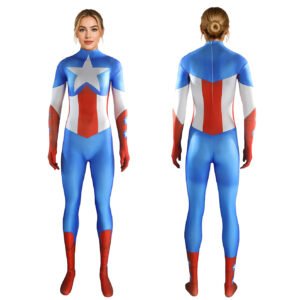 Female Captain America Cosplay Costume Halloween x’mas christmas birthday gift toys party make-up outfit