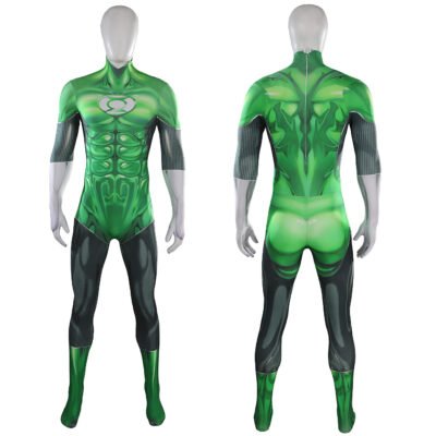 Green Lantern Hal Jordan Cosplay Halloween Costume x'mas christmas birthday gift toys party make-up outfit