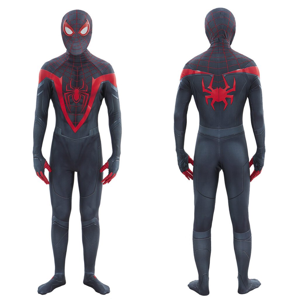 Spider Man Miles Morales Costume Cosplay Bodysuit Halloween x’mas christmas birthday gift toys party make-up outfit