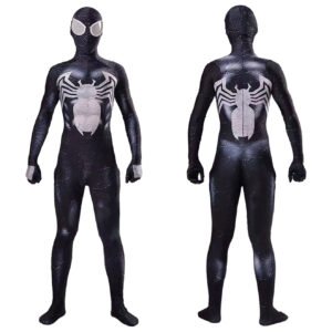 Venom Spider-Man 2 Symbiote Black Suit Peter Parker Cosplay Costume Halloween x’mas christmas birthday gift toys party make-up outfit