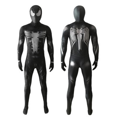 Spiderman 2 Venom Bodysuit Jumpsuit Cosplay Costume Halloween x’mas christmas birthday gift toys party make-up outfit